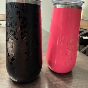 BrüMate Insulated Drinkware Set - Black and Pink